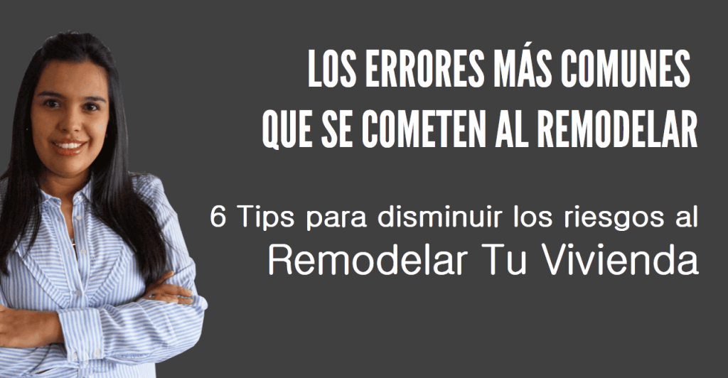 Errores al remodelar