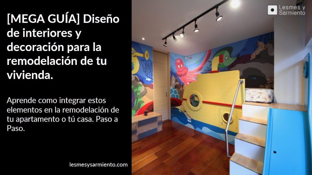 Diseño de interiores y decoración para remodelación de viviendas