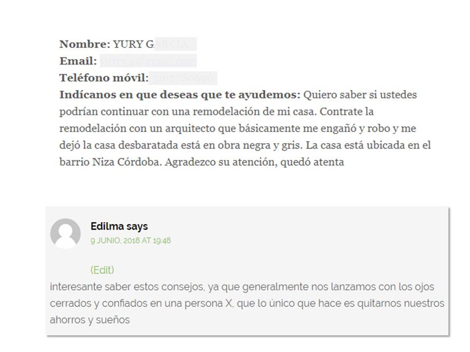2. Comentario de plataformas de 4 cotizaciones